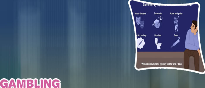 Pathological gambling withdrawal symptoms