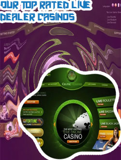 Top live casino websites